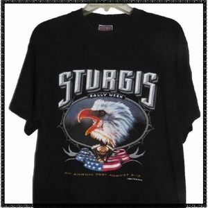STURGIS 2001 T Shirt XL 61st BLACK HILLS RALLY